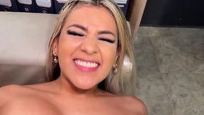 She is a pushy Latina slut who wants to prove she is an ideal candidate for this job