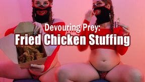 Devouring Prey: Fried Chicken Belly Stuffing WMV