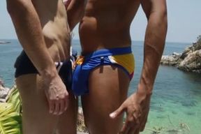 Latin homosexual Gaping With cumshot