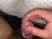 Jerking Off in Condom Again, but this Time It’s Under Covers Cuz I Won’t Make A Mess