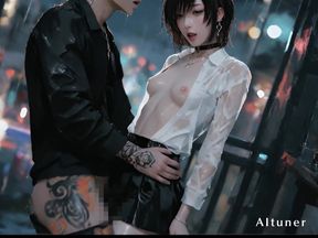 Ink &amp; Lust: Tattooed Beauty Lost in Sensual Shadows