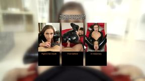 Stepmother and stepsister explore kinky latex desires in POV fuck session