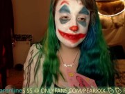 camgirl joker impression camshow myfreecams peartv
