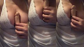 jeux sur mes seins et avec ma langue