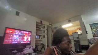 Brothers Girlfriend comes over to give me some throat