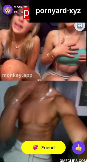 Amateur teen webcam reaction