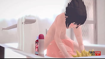 Naruto Yaoi -Sasuke fuck Naruto in bathtube - Asian Japanese Manga Anime Hentai Gay Porn