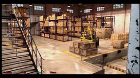 The office wife #2 Simon keeps looking up Stacy's skirt.