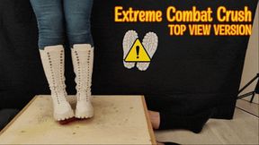 Painful Cock Crush in White Snow Boots with TamyStarly (Top Version) - Tamystarly - Balls Trample, CBT, Bootjob, Trampling, Shoejob, Stomping