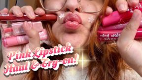 Trying 6 New Pink Lipsticks on my Small Lips!