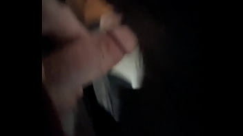 Homemade - I dared my young flatmate to get on his knees, blindfolded, and I pissed in his mouth through a gloryhole... he gets hard and sucks me