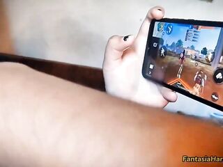 My concupiscent stepsister won't let me finish the game and I screwed her for making me lose.