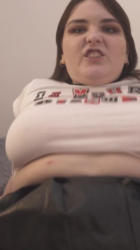 Emotional moment from &quot;Femdom strapon with BOOTS&quot;