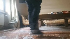 ACCIDENTAL EXPOSURE OF ASS WHILE CLEANING