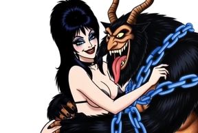 Krampus Stuffed a Butt Plug Into Elvira, the Mistress of Darkness&#039; Ass, and Brought Her to Orgasm. a Christmas Porn Story
