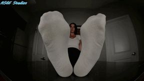 Anna's giant stinkers! Big SOCK SOLES! Pt 1 - MP4