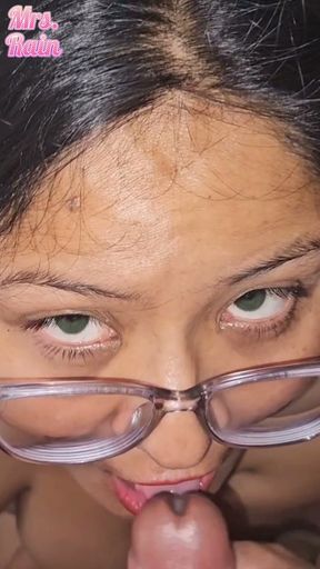 Cum tasting from a new donor, Carlos