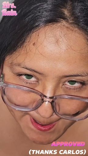 Cum tasting from a new donor, Carlos