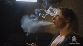 Burning between Anette's fingers 4K MP4