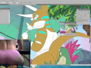 Femboy game dev stream- triceratops butt sniffin'~ (fap at 01:04:06)