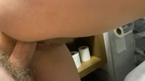 cheating with pregnant best friends wife at the club, face in the mirror