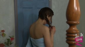 amber and india are just dying for a taste of sweet muff pie! watch these horny ladies lick, fondle and finger each other.