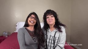 Chubby MILF's Big Tits Get Stretched in Wild Threesome with Casting Desperate Amateurs