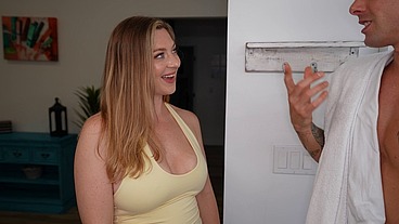 Dace Fucks Her Son’s College Buddy at the Pool