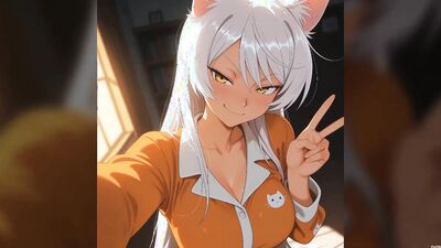 Black Hanekawa: A Hentai Porn Star in Action with JOI HFO