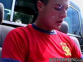 chain smoker Jeremiah Johnson and his buddies jerk off