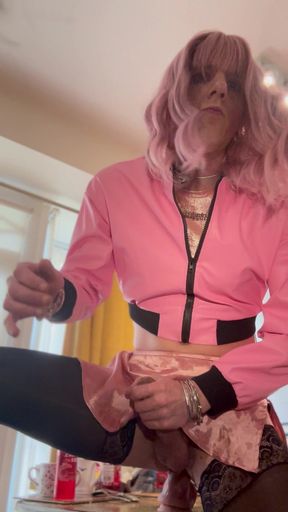 Jess Silk Rides Dildo