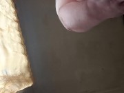 Red dragon dildo up my ass