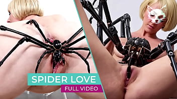 Sux with a mechanical spider robot.