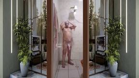 O Meu Banho Gostoso Com o Pau Duro 004