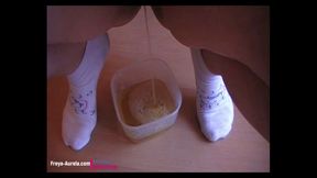 Private Home Tape - My fresh piss enjoyed from a bowl
