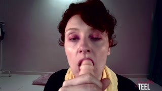 Custom Request: Reserved Business Woman finds a Glory Hole Roleplay