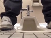 pee in the company toilet ...