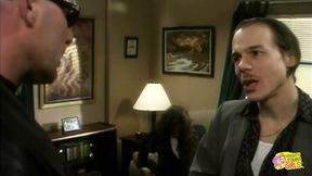 The Lesbian Hotwifecs' Wild Office Threesome with Strap-ons