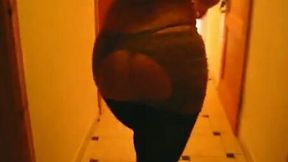I showed my extremely perverted friend my big appetizing ass
