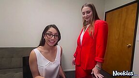 Office Threesome With Laney Grey And Madison Wilde