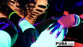 Black Light Rainy Night with Abigal Mac &amp; Ava Addams