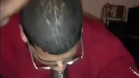 Big Black Cock Blowjob by Amateur Dick Gobbler