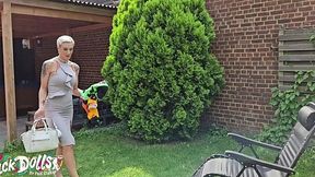 Hot MILF Neighbor Calls the Handyman Over and Gets Her Tight Pussy Drilled After a Long Day at Work