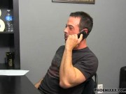 Mike Manchester pulls out and cums all over the boy's face!