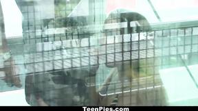 ”Marvelous Mila Mars gets a creampie after a shag”