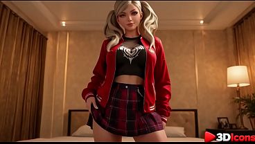 Ann Takamaki got fucked in every hole during a photo shoot interview [AI]
