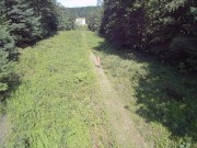 A naked jog with a drone follower
