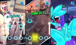Beast Beat Goo Game slime monster gamer gets stuffed raw in cartoon gay sex mod