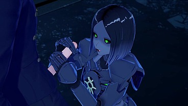 Necron Anime Girl BJ - Warhammer 40k