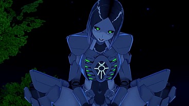 Necron Anime Girl BJ - Warhammer 40k